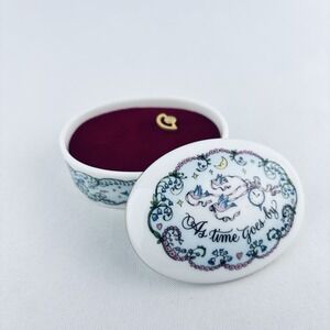 Franklin Mint Porcelain Music Box 1984 "As Time Goes By" Japan Vintage Video!